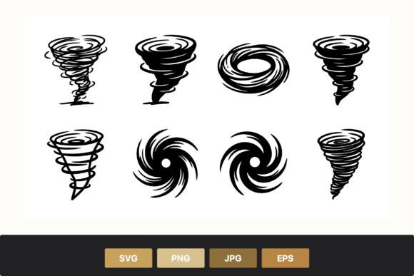 Download Tornado Cyclone Vector Icon Set - Vector Collection