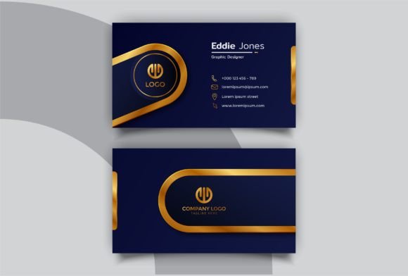 Download Luxury Gold Business Card Design - Old Collection