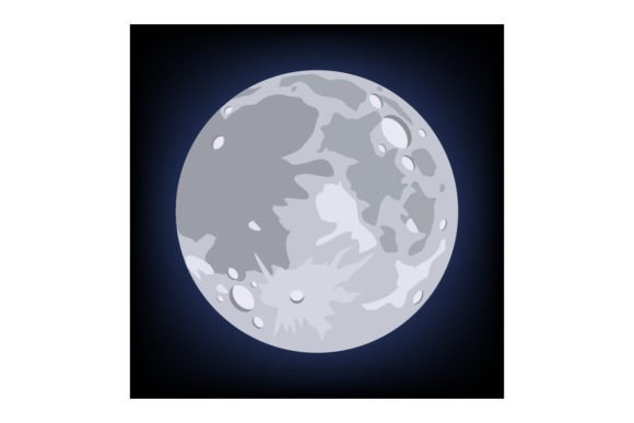 Download Full Moon Vector Illustration - Vector Collection