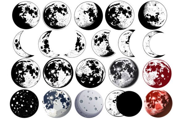 Download Moon Vector - Vector Collection