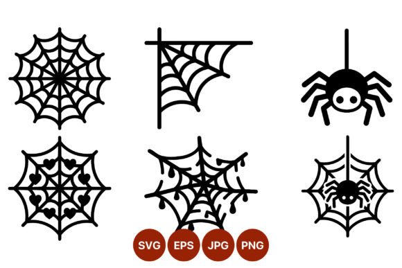 Download Spider Web Vector Icon Set - Vector Collection