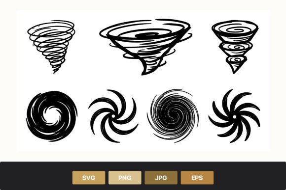 Download Spiral Tornado Line Art Vector - Vector Collection