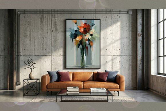 Download Bold Impasto Floral Bouquet - Old Collection