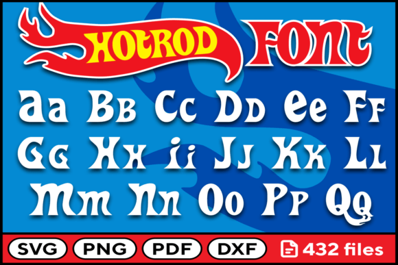 Download Hot Road Font Svg Png Pdf Dxf - Hot Collection