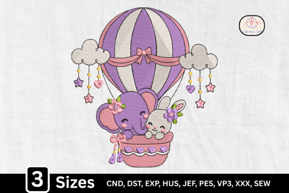 Download Hot Air Balloon Baby Animal - Hot Collection