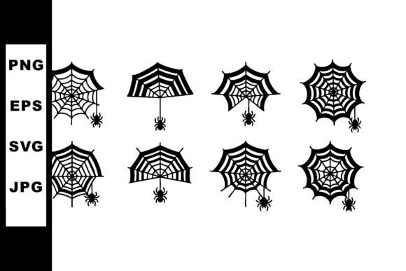 Download Spider Web Vector Icons with Spiders in - Vector Collection