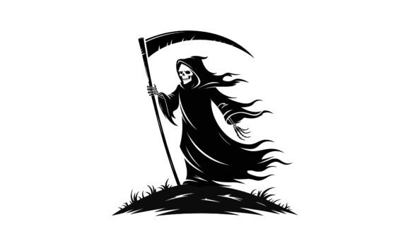 Download Grim Reaper Silhouette Vector - Vector Collection