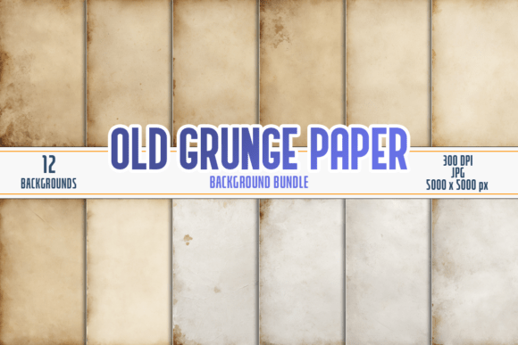 Download Old Grunge Digital Paper Texture Pack - Old Collection