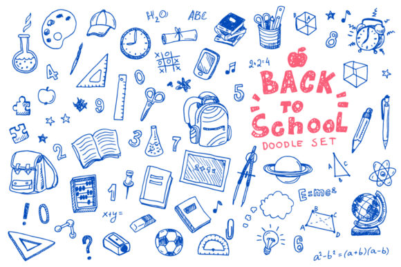 Download Back to School Doodle Vector Set - Premium Resources