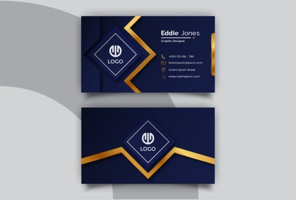 Download Luxury Golden Business Card Design - Old Collection