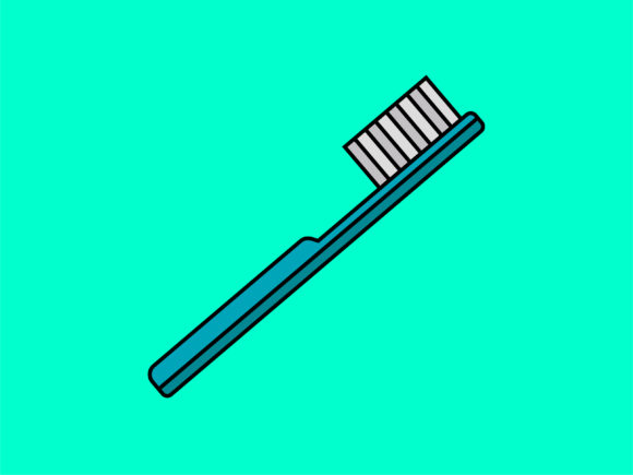Download Icon Standart Toothbrush Vector - Vector Collection