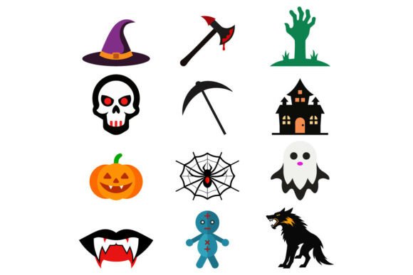 Download Halloween Vector Icon Set | Pumpkin, Gho - Vector Collection