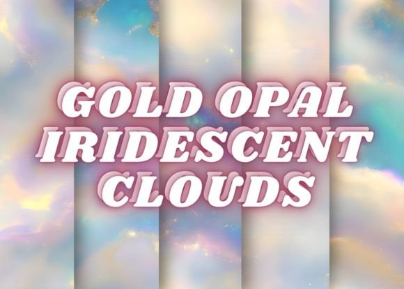 Download 34 GOLD OPAL IRIDESCENT CLOUDS - Old Collection
