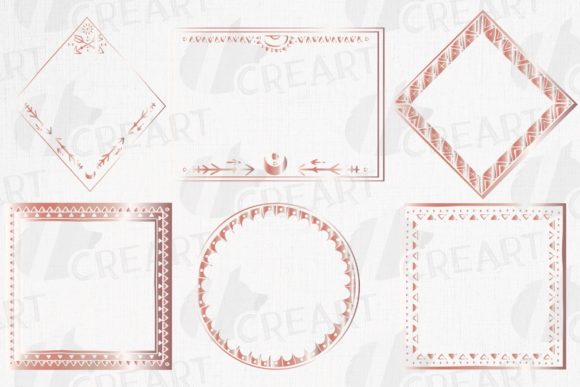 Download Rosegold Boho Weeding Decor Frames - Old Collection