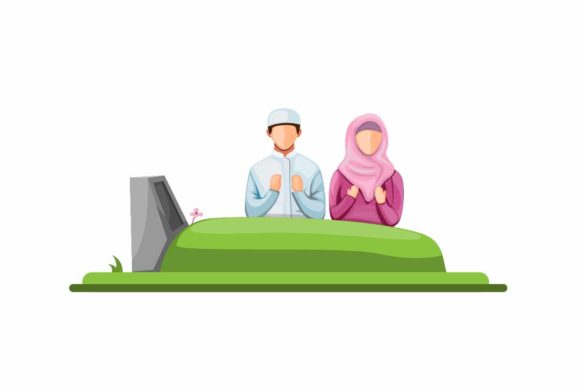 Download Muslim Visit and Praying in Front Tomb - Visit Collection